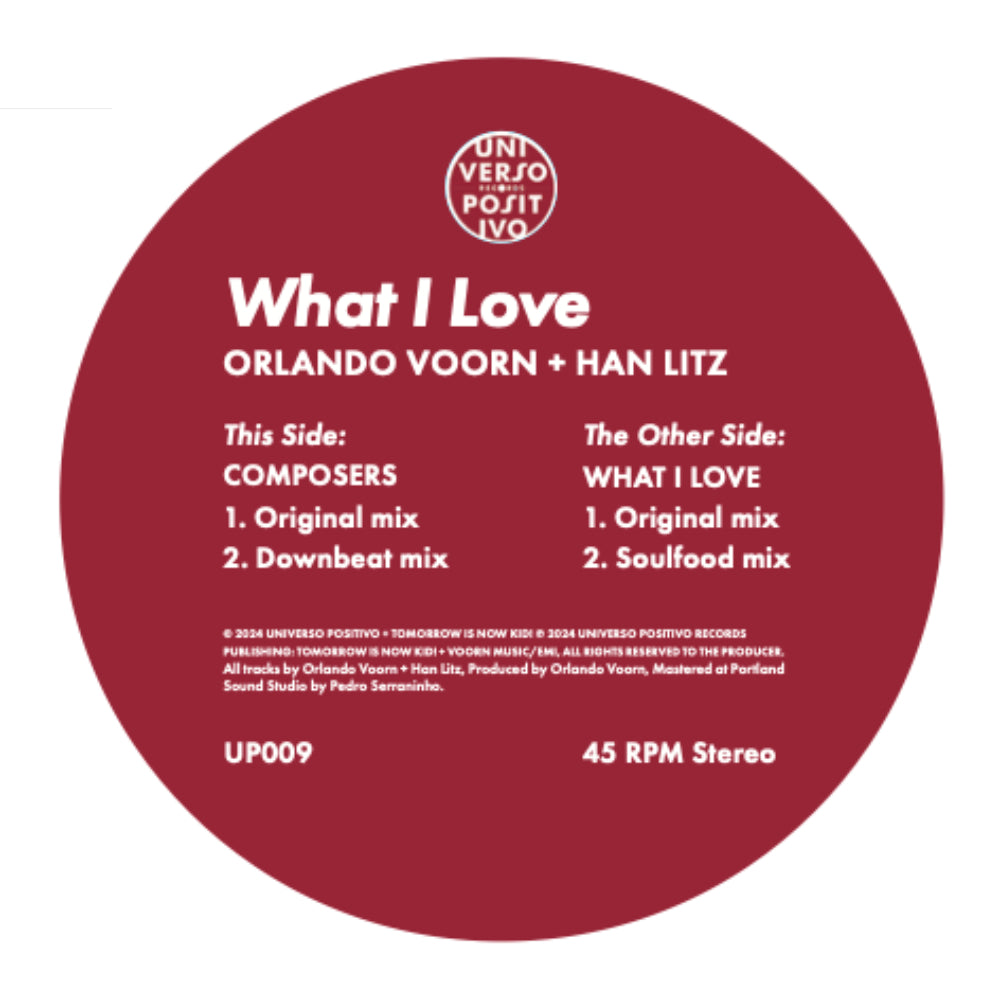 Orlando Voorn & Han Litz - What I Love