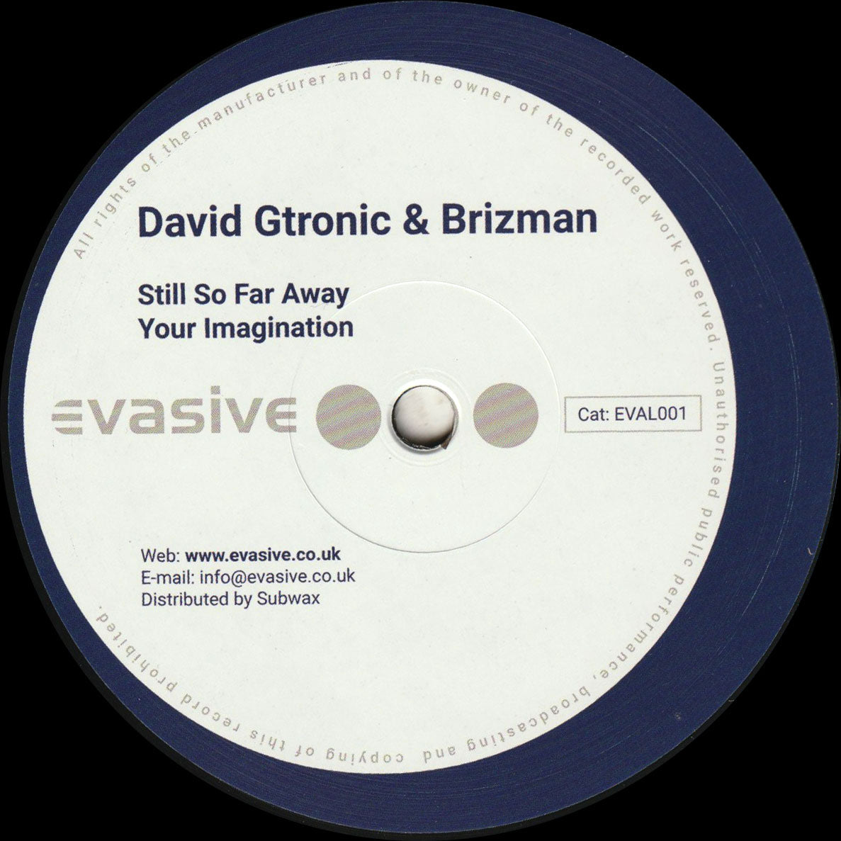 David Gtronic & Brizman - Still So Far Away / Your Imagination