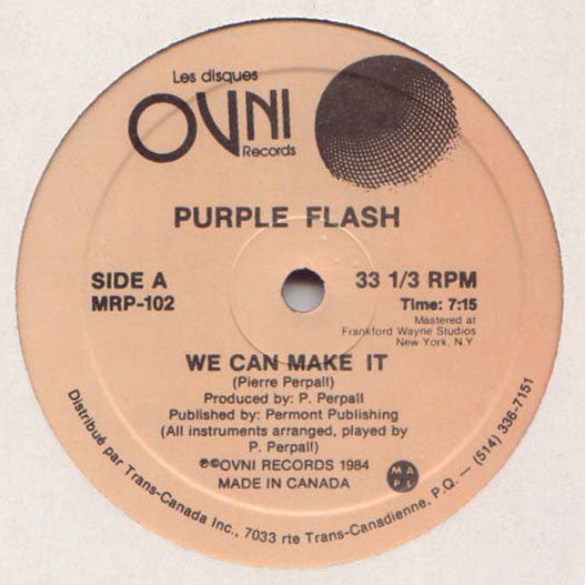 Purple Flash - We Can Make It / Do You Like Me
