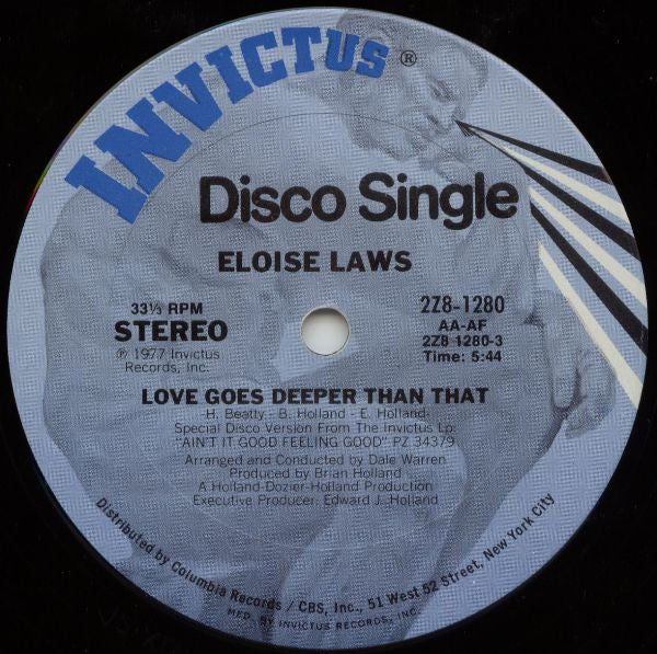 Eloise Laws - Love Goes Deeper Than That