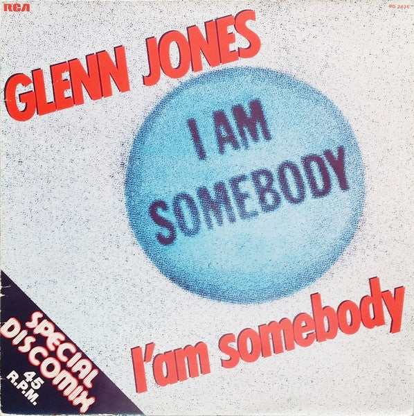 Glenn Jones - I Am Somebody