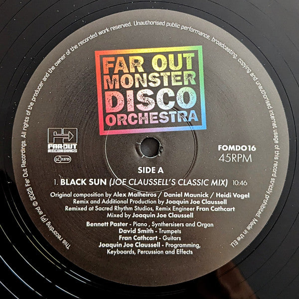 Far Out Monster Disco Orchestra - Black Sun (Joe Claussell Remixes)