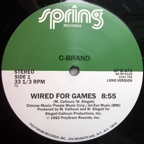 C-Brand - Wired For Games / Love Vibration