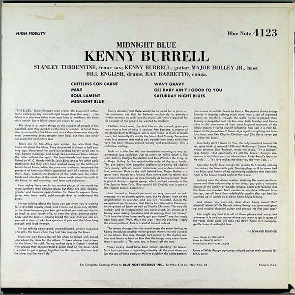 Kenny Burrell - Midnight Blue
