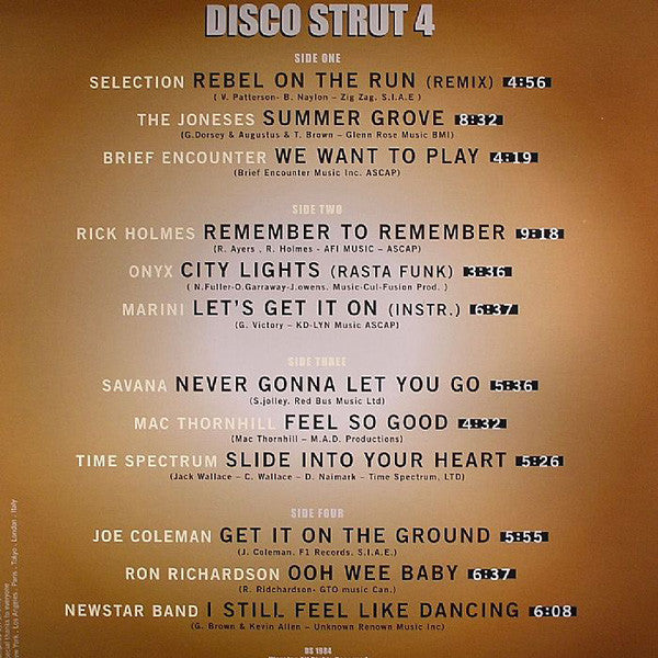 Various - Disco Strut 4