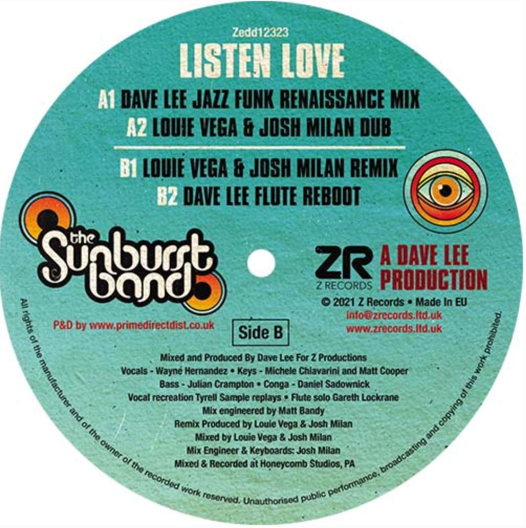 The Sunburst Band - Listen Love