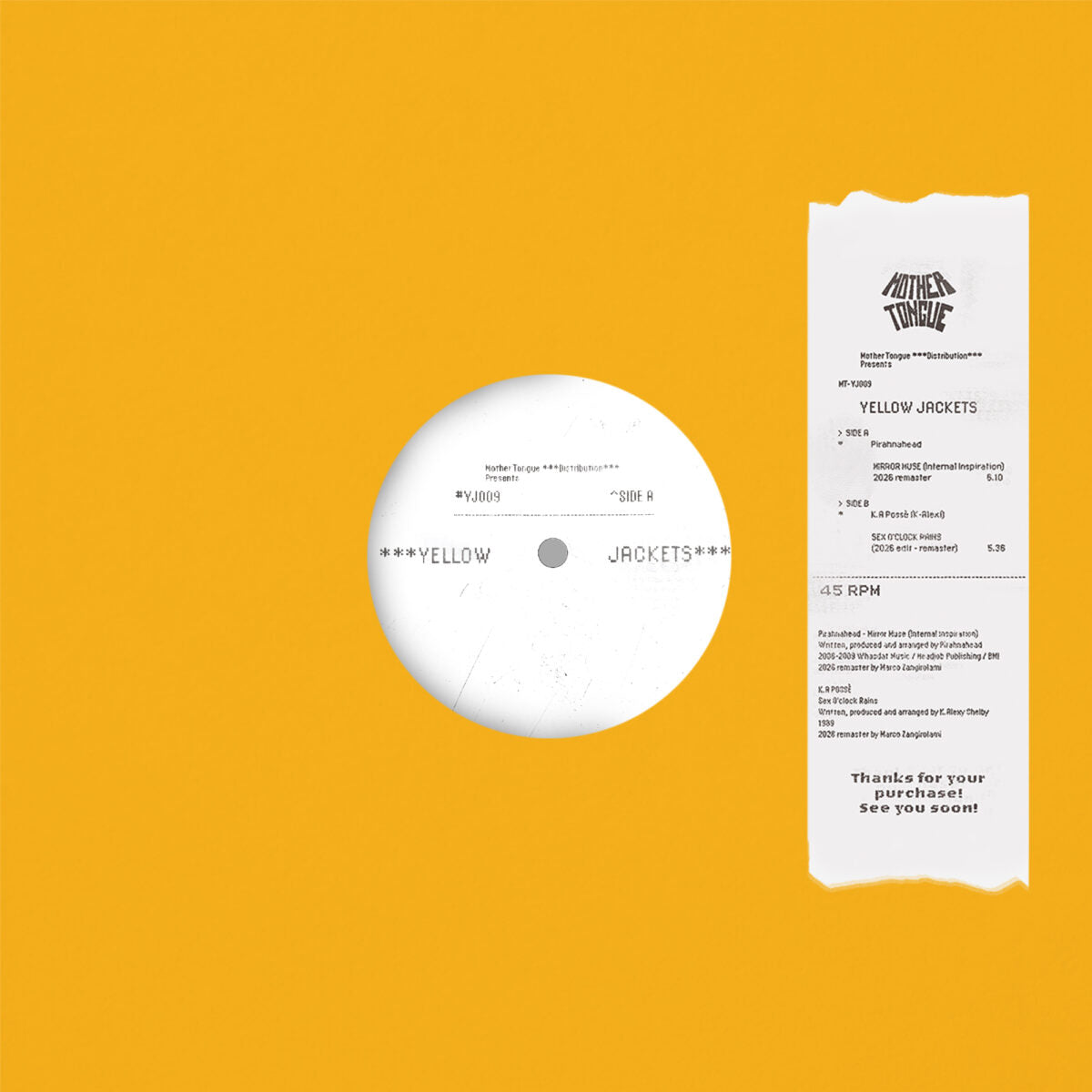 PIRAHNAHEAD / K.A. POSSE - Yellow Jackets 9