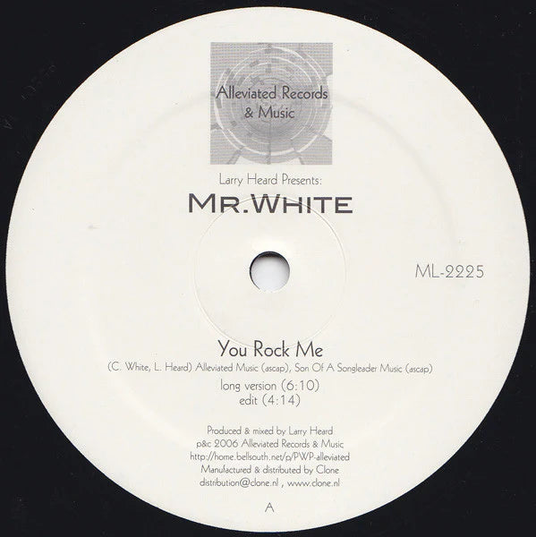 Larry Heard Presents Mr White - The Sun Cant Compare