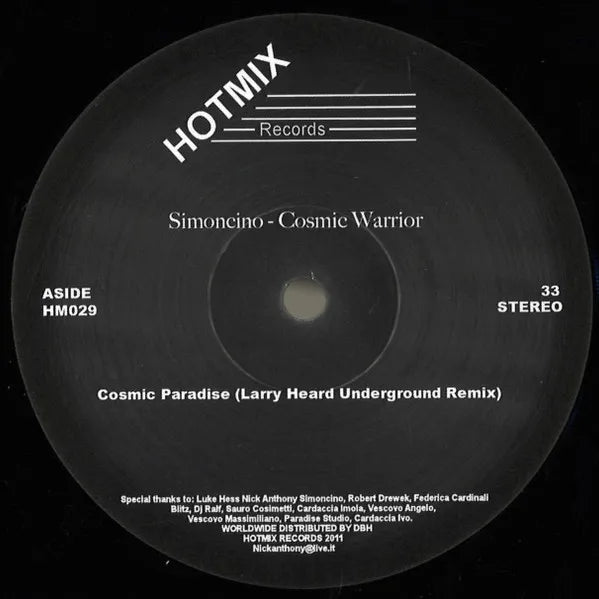 Simoncino - Cosmic Warrior (Larry Heard & Ron Trent Remixes)