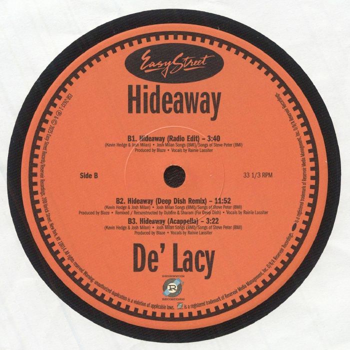 De'Lacy - Hideaway