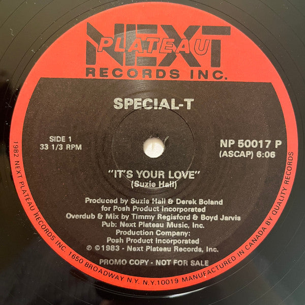 Special-T - It's Your Love