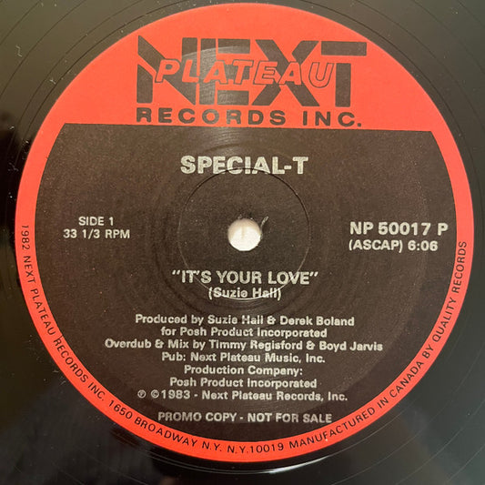 Special-T - It's Your Love
