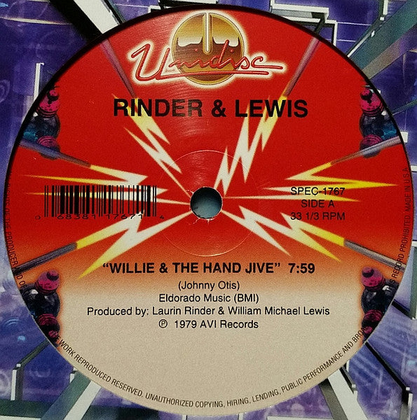 Rinder & Lewis - Willie & The Hand Jive / Lust
