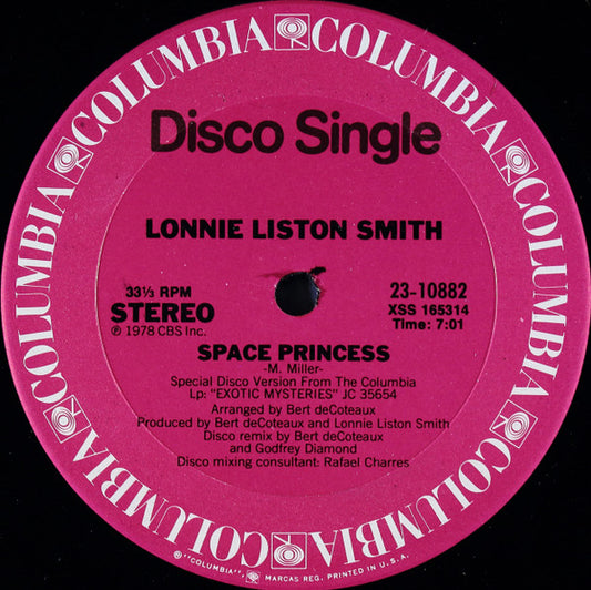 Lonnie Liston Smith - Space Princess / Quiet Moments