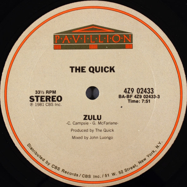 The Quick - Zulu