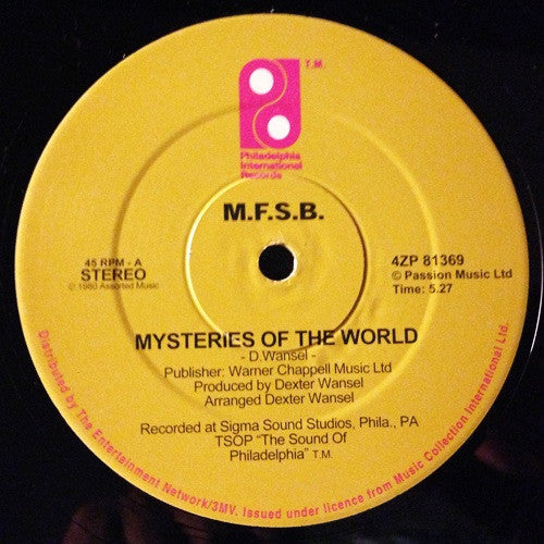 M.F.S.B.* - Mysteries Of The World / Let's Clean Up The Ghetto (Instrumental)