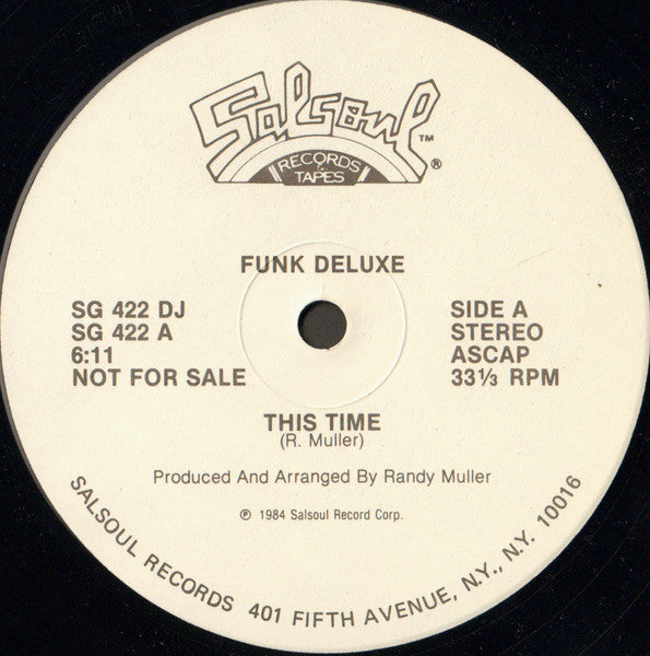 Funk Deluxe - This Time
