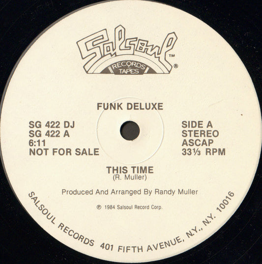 Funk Deluxe - This Time