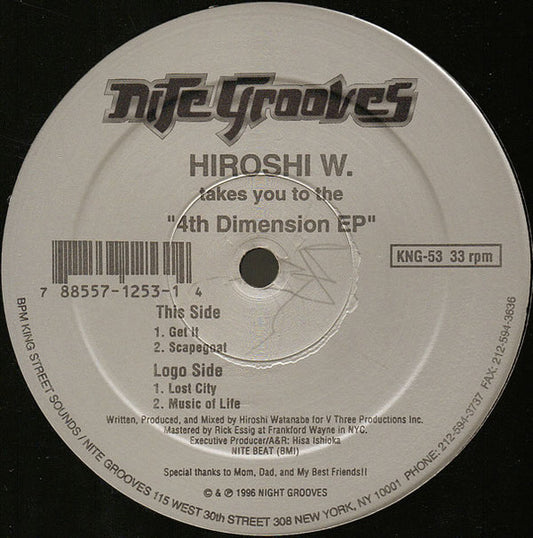 Hiroshi Watanabe - 4th Dimension EP