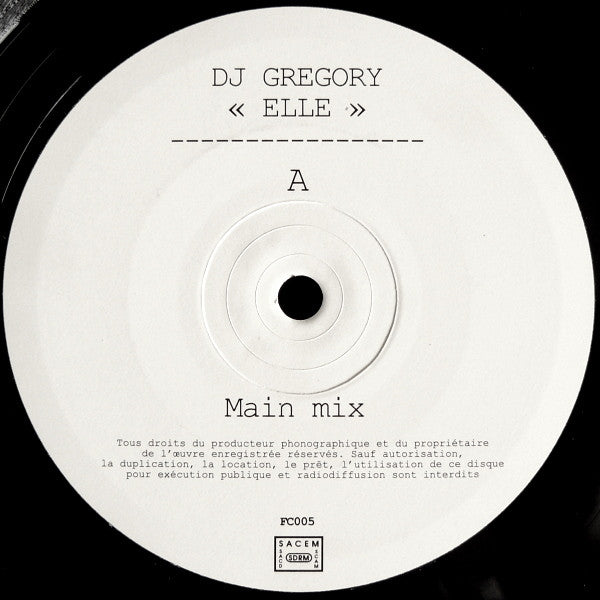 DJ Gregory - Elle