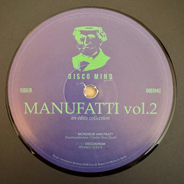 Monsieur Van Pratt, DISCOGRAM - Manufatti Vol 2