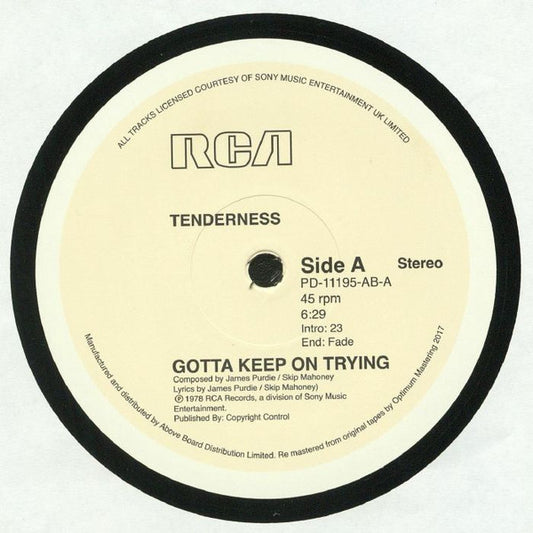 Tenderness - Gotta Keep On Trying