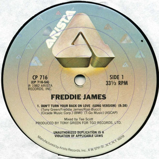 Freddie James - Don't Turn Your Back On Love