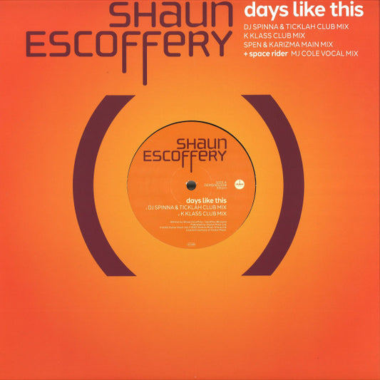 Shaun Escoffery - Days Like This