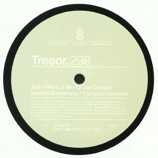 Juan Atkins & Moritz Von Oswald - Transport Remixed