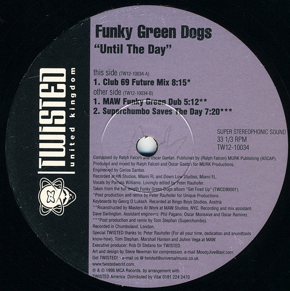 Funky Green Dogs - Until The Day
