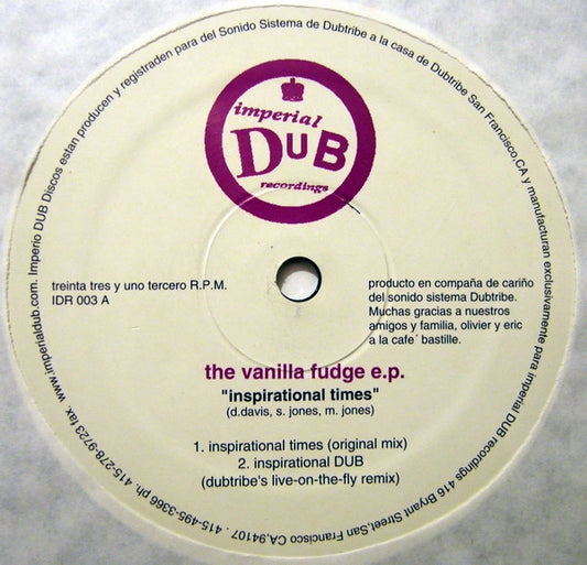 Darren Davis - The Vanilla Fudge EP
