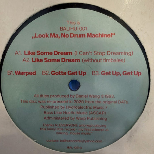 Daniel Wang - Look Ma, No Drum Machine!