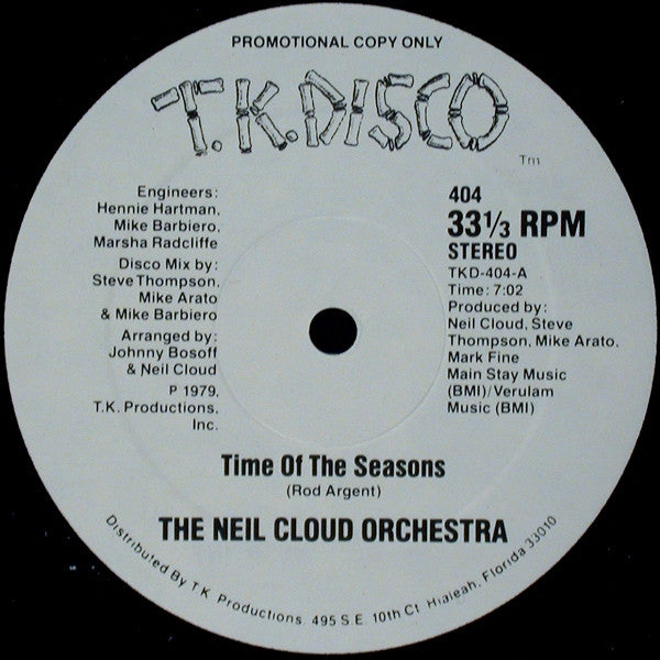 The Neil Cloud Orchestra - Time Of The Seasons