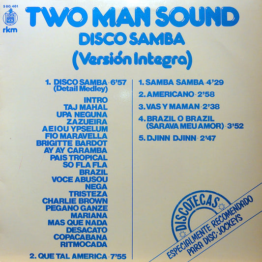 Two Man Sound - Disco Samba (Version Integra)