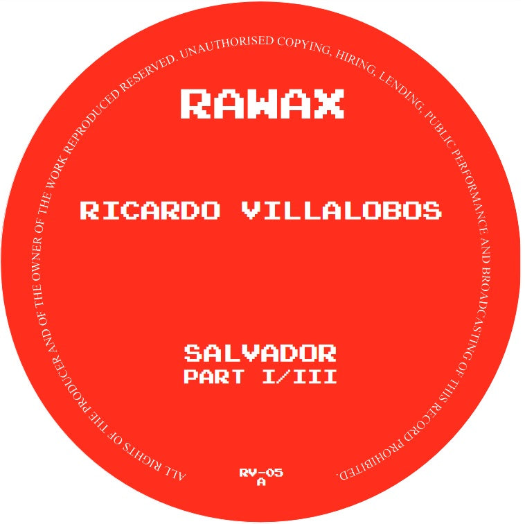 Ricardo Villalobos Salvador Trilogy (Part 1 of 3) 12"
