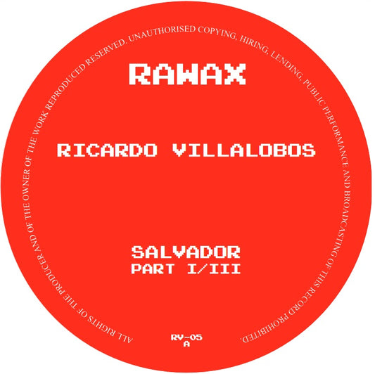 Ricardo Villalobos Salvador Trilogy (Part 1 of 3) 12"