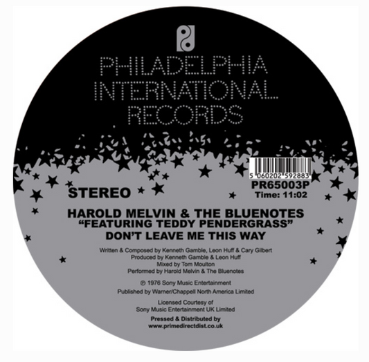 Harold Melvin And The Blue Notes Ft Teddy Pendergrass - Bad Luck Dont Leave Me This Way Tom Moulton Mixes