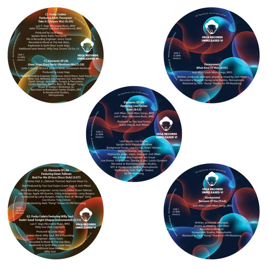 LOUIE VEGA / VARIOUS - VEGA RECORDS 5 PACK UNRELEASED VI