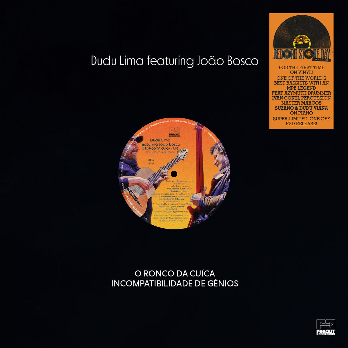 Dudu Lima & Joao Bosco - O Ronco Da Cuica / Incompatibilidade De Genios