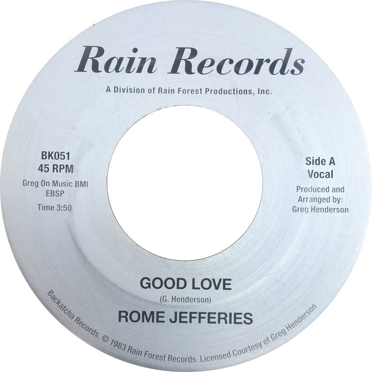 Rome Jefferies - 'Good Love'