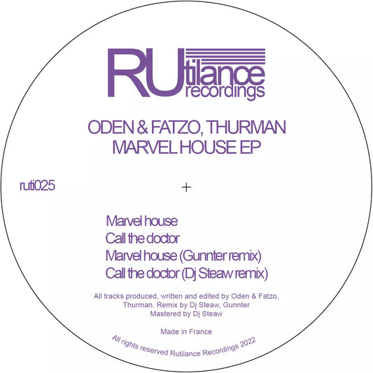 Oden & Fatzo,thurman - Marvel House Ep (Steaw & Gunnter