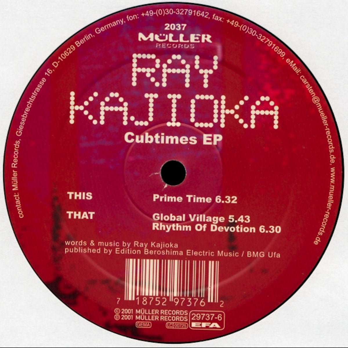 Ray Kajioka - Clubtimes EP